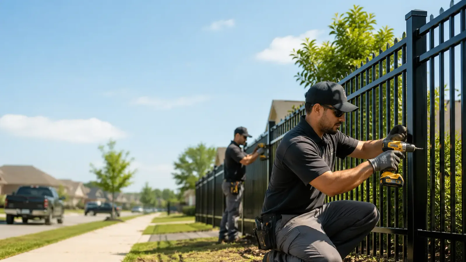 Metal Fence Installation in Herndon, VA